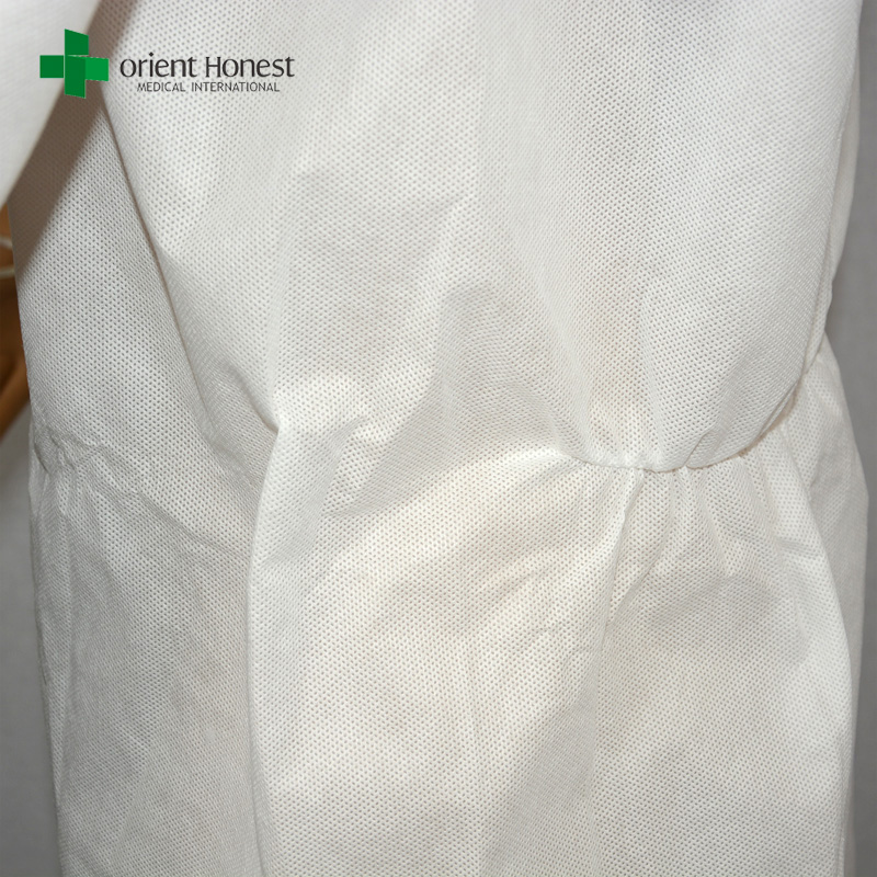 China plant for white disposbale coverall,the best supplier for disposeable suits,lightweight disposable waterproof coverall