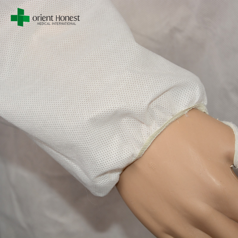 China plant for white disposbale coverall,the best supplier for disposeable suits,lightweight disposable waterproof coverall