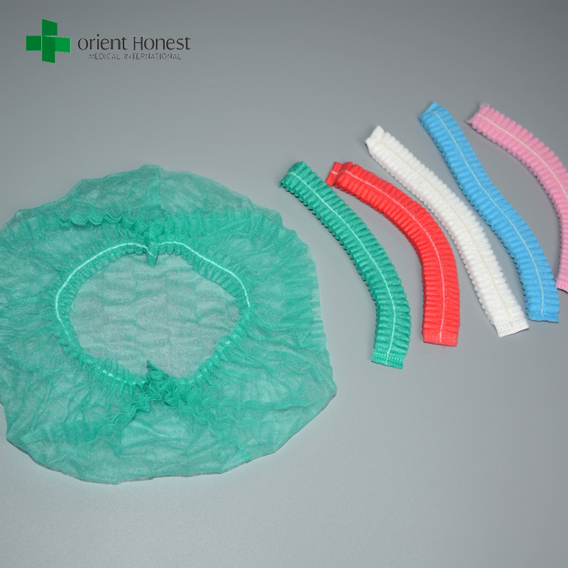 Spaltung der Einweg -Bouffante Kappe, Haarnetze für Lebensmittelservice, Krankenschwestern, Tattoo