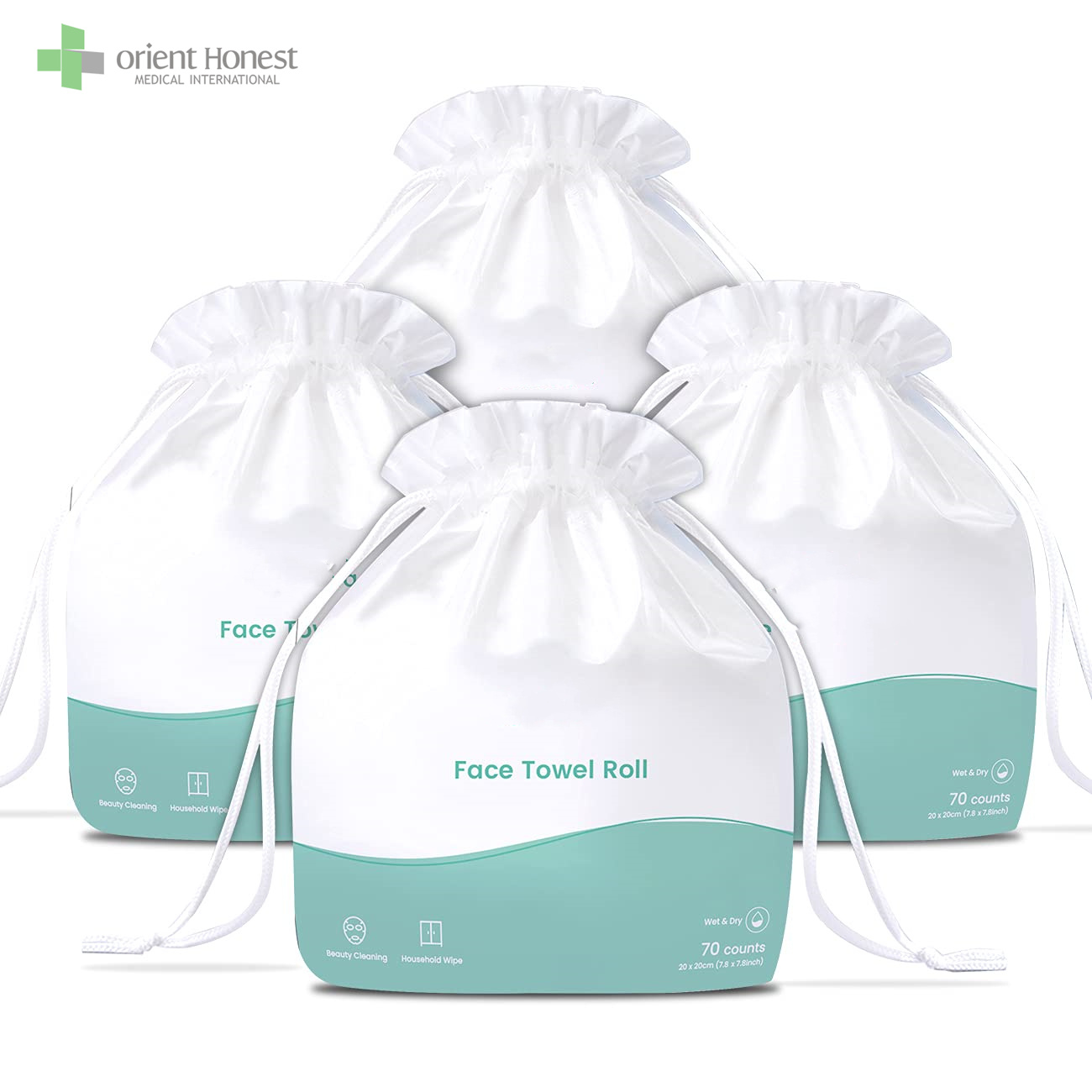 Cotton towel rolls disposable