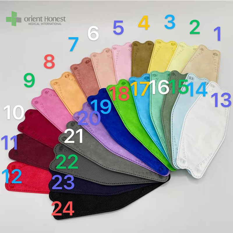 Custom printed 4 ply disposable KF94 disposable face maks China factory