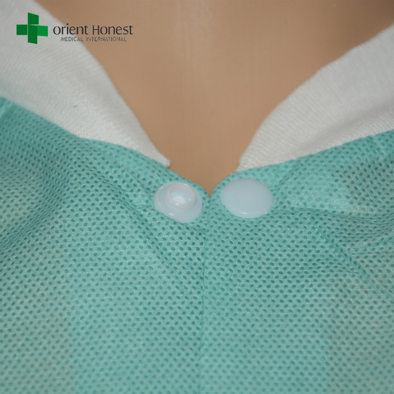Disposable SMS lab coat for laboratory wholesaler with FDA