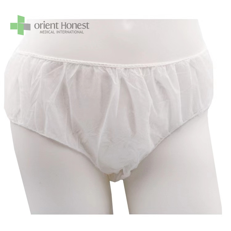 บรรจุไม่ทอชุดชั้นในไม่ทอสำหรับร้านเสริมสวยสปา