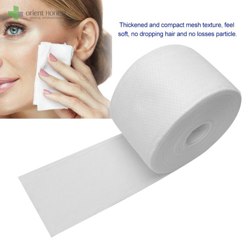 Biodegradable disposable soft cotton towel cleansing wipes