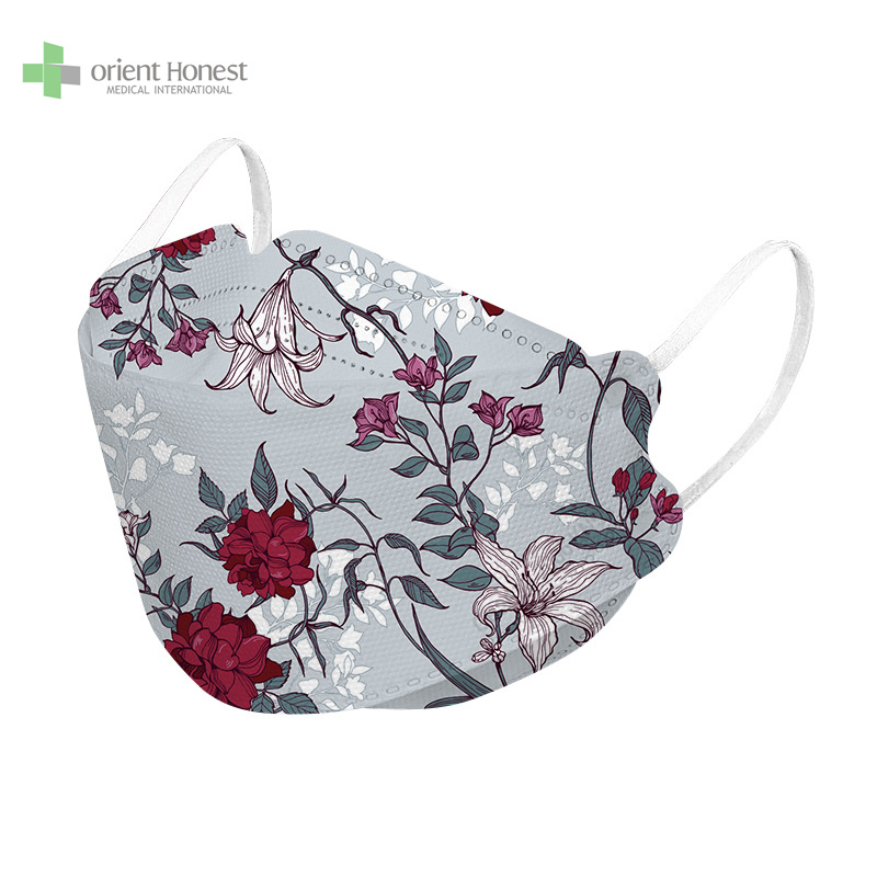 Fabrik Großhandelspreis Korea KF94 Schwarzer Erwachsener Maske 3D Sicherheitsschutz Einweg -Gesichtsmaske