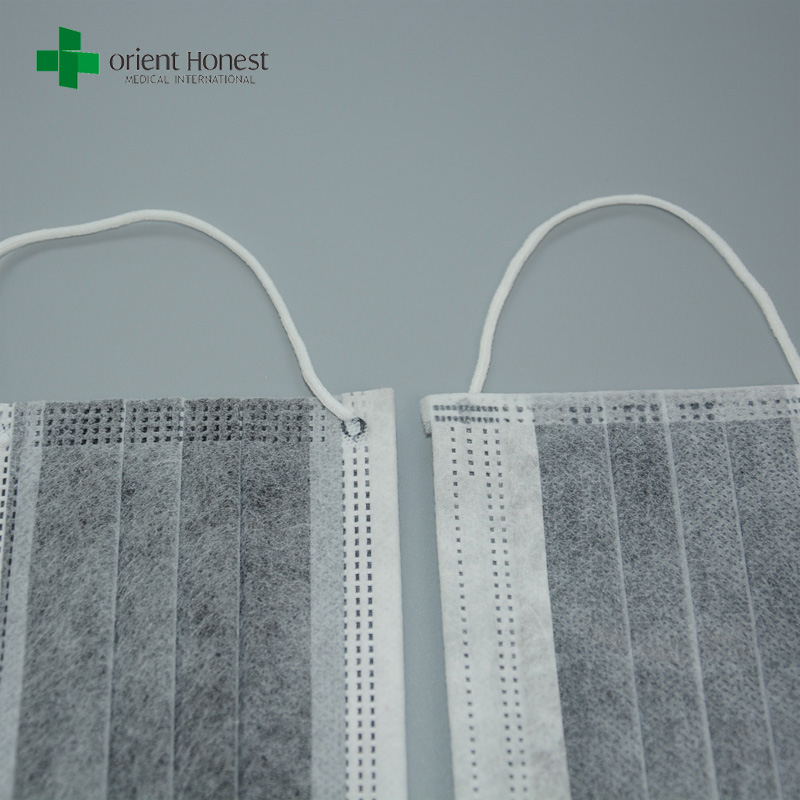 High filtration activated charcoal face mask , carbon filter face mask , carbon mask with earloop