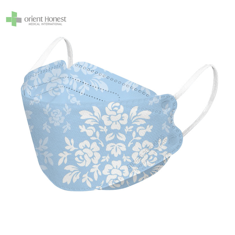 Heißverkauf KF94 Maske Fabrik Großhandel farbenfrohe KF94Mask Fashion Face Masken Einweg Fischform Facemaske Masker