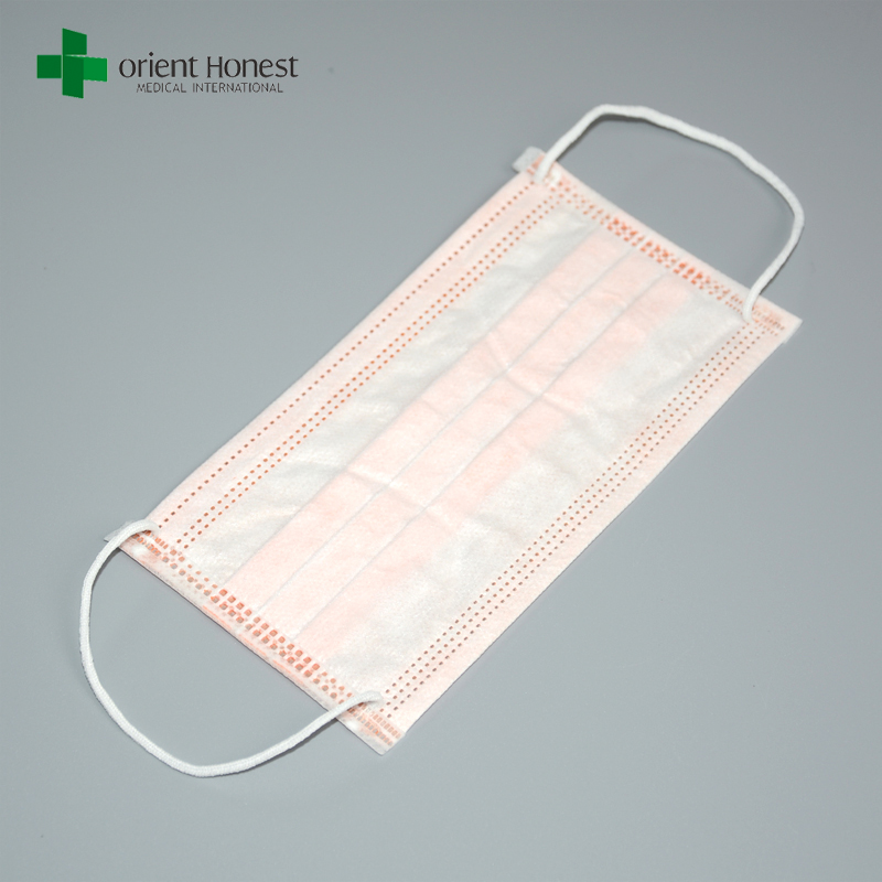 Nonwoven gefaltete Gesichtsmaske, moderne OP-Masken, Krankenschwester und Patient Schutzmaske