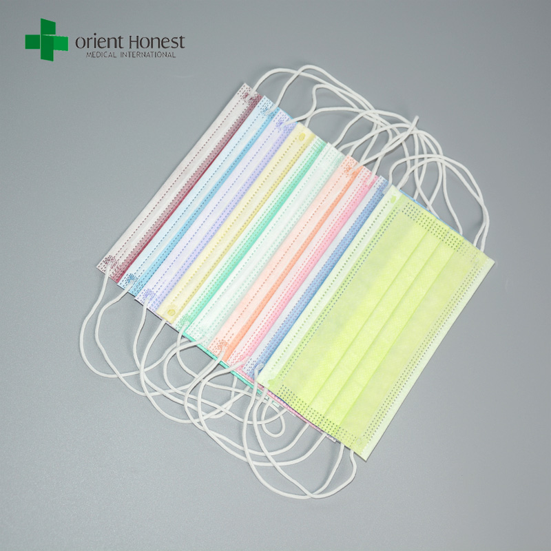 ポリプロピレンは保護マスク、設計者医療フェイシャルマスク、外科医のフェイスマスク3枚重ねのワークショップを呼吸します