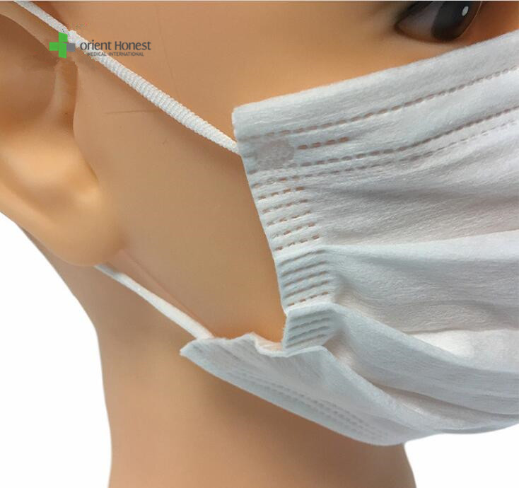 Spunlaced Vlies Glatte Gesichtsmaske