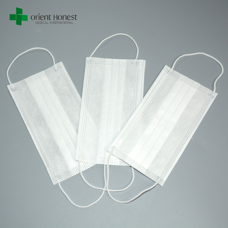 Fornitori di mascherine mediche 3 plys polipropilene, la respirazione filtro antivirale maschera facciale, maschere BFE99
