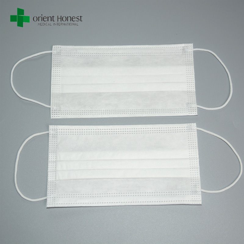 Lieferanten für 3 Lagen Polypropylen medizinische Masken, Atemfilter antivirale facemask, BFE99 Masken