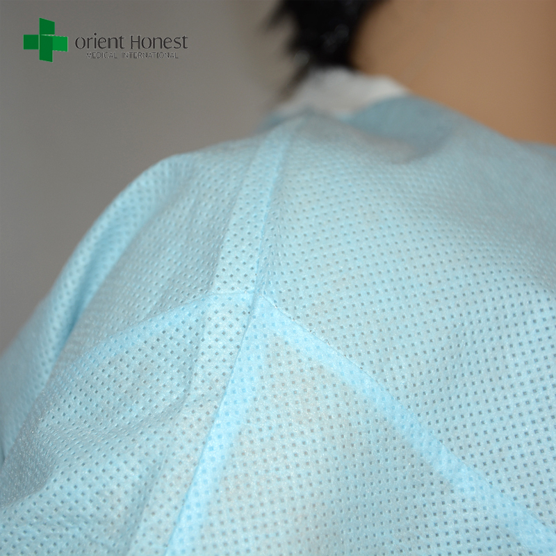 best quality supplier for disposable anti-static lab coat,SMS medical disposable clothes , wholesales Disposable hospital SMS Clothing