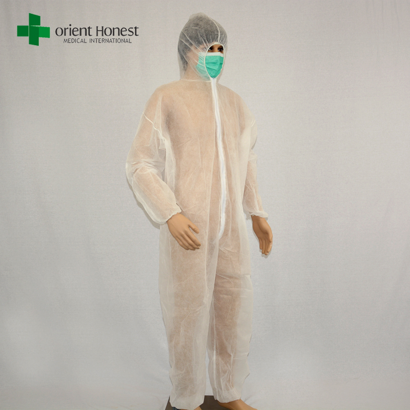 Einweg billige Arbeit Anzug Gesamt, China Hersteller für Einweg-Arbeitskleidung, Einweg-Arbeiter insgesamt Uniformen