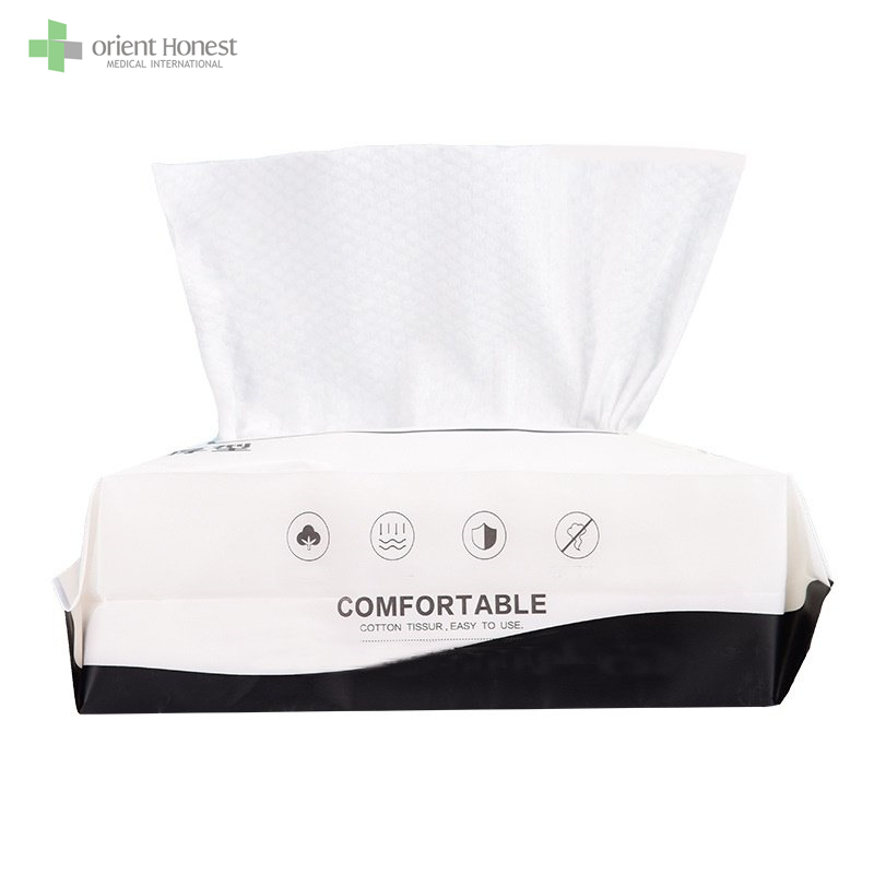 dry and wet use cleaning skincare clean face cotton tissue