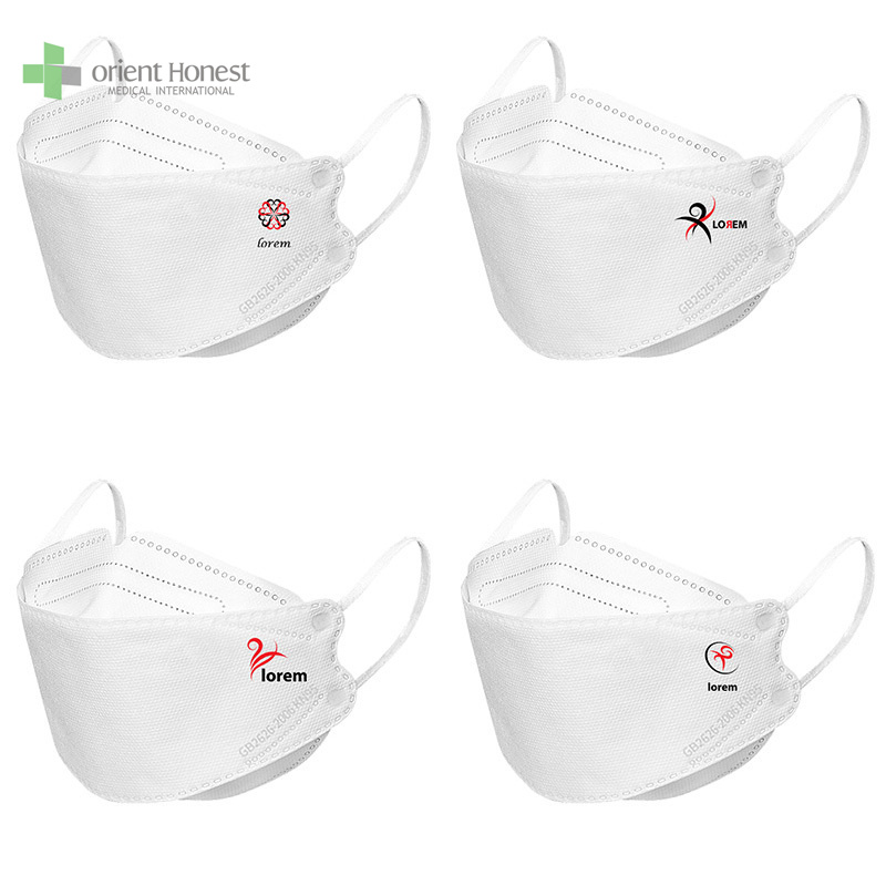 kf94 korea 4 ply black and white color  for adults