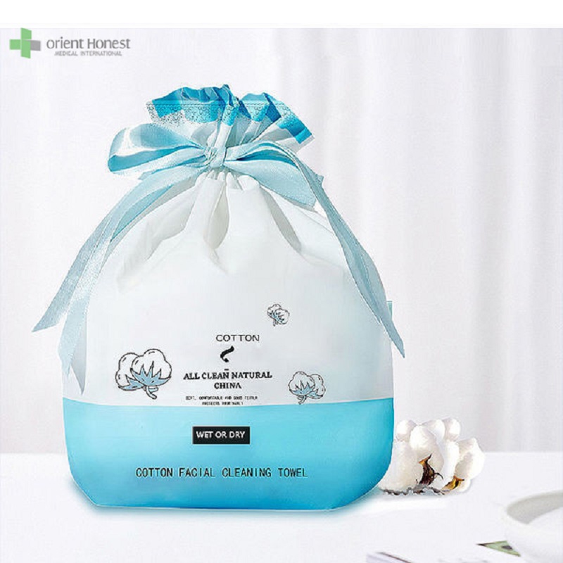 Perlenwelle Einweg-Gesichtshandtuch 100% Baumwolle Hubei Hersteller