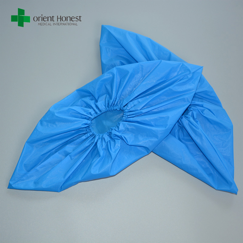 CPE fábrica de plástico cubierta de la zapata, cubiertas para zapatos hospital, cubrezapatos desechables
