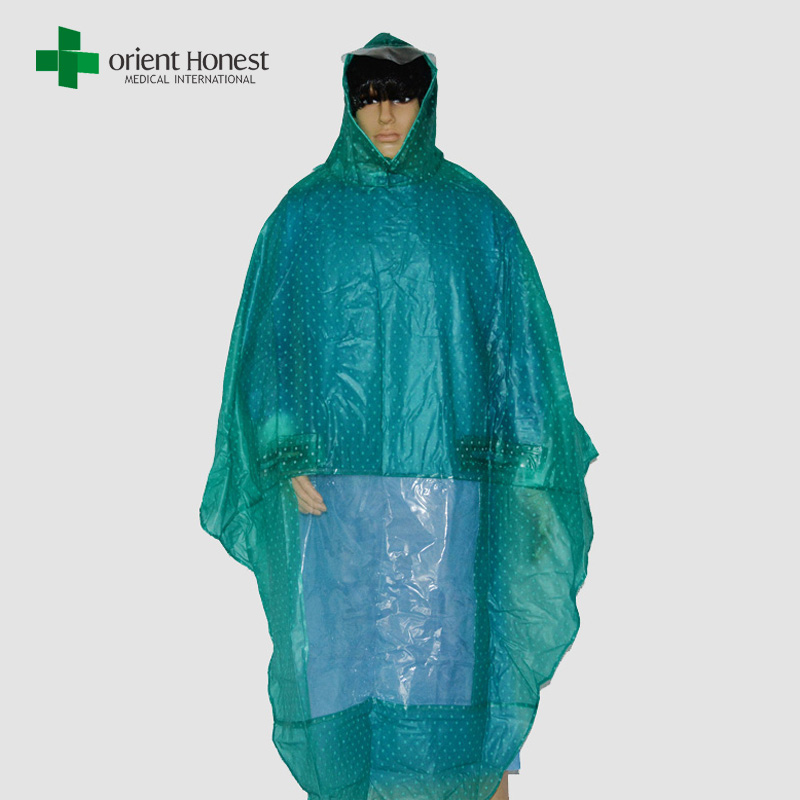 Plastikregenmantel Ponchos Lieferant, grün regen Mantel Poncho, günstigen Preis wasserdichte Poncho