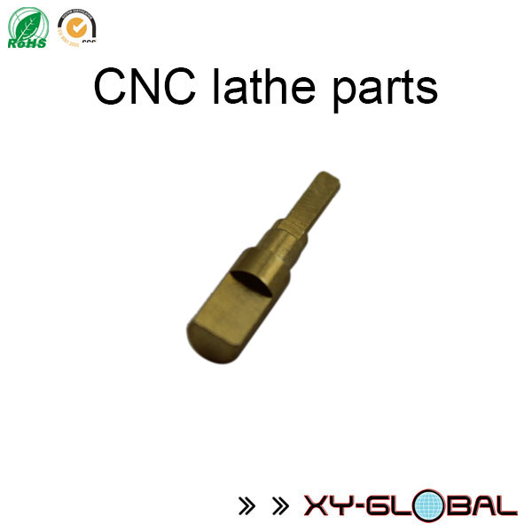 CNC lathe brass handle for instrument