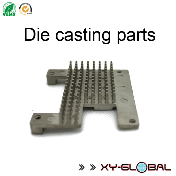 Computer radiator made in aluminum alloys by pressure die casting
