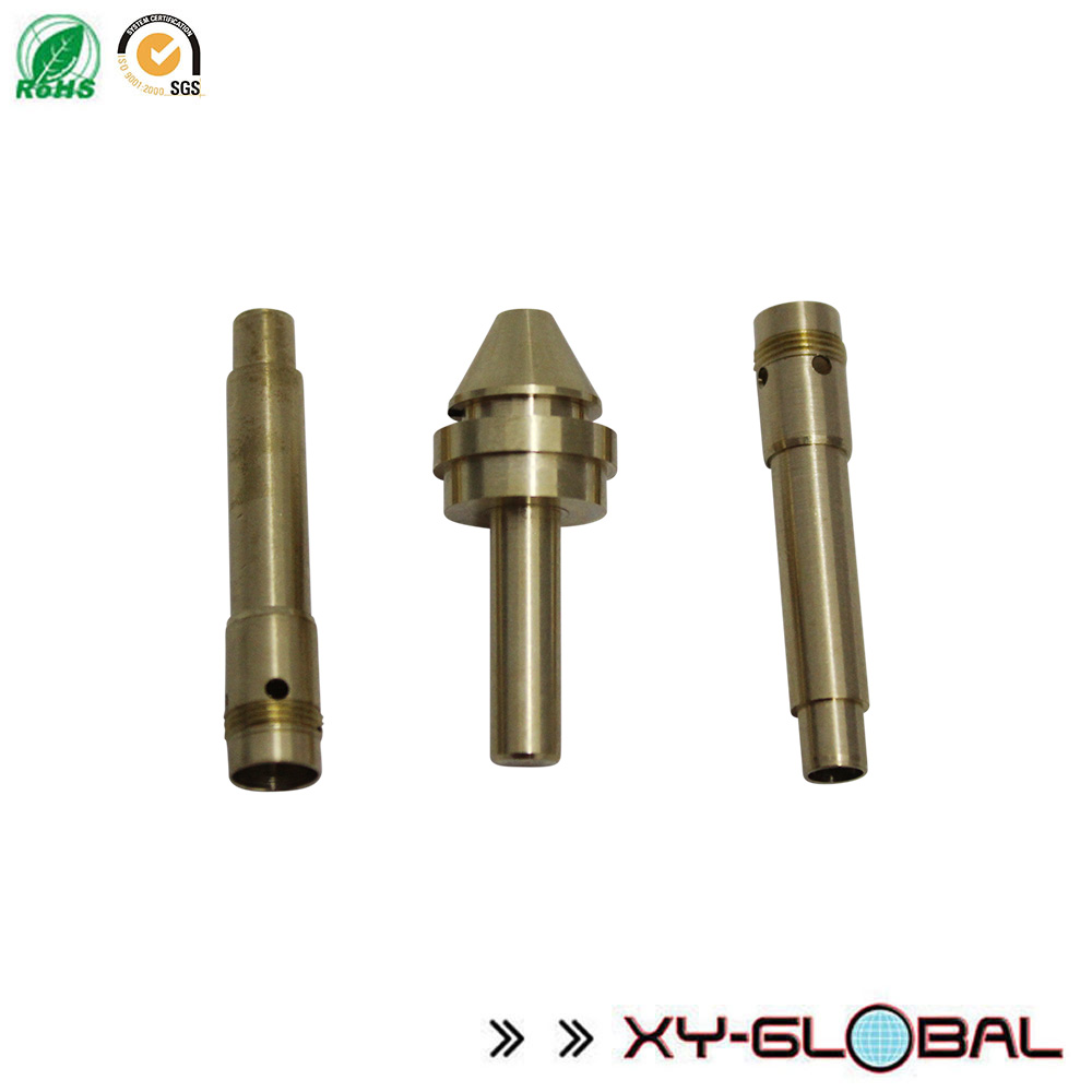 ISO SGS Certificate  CNC Turning Coupling brass connectors connecting shaft