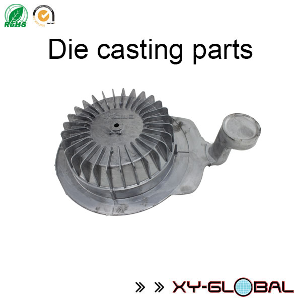 アルミは、照明用のヒートシンク部分をダイカスト