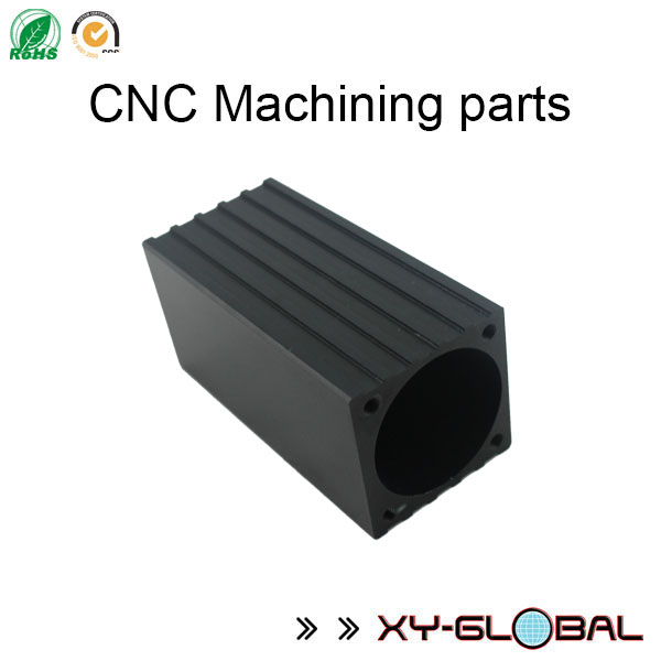 pemesinan bahagian aluminium anodized hitam cnc