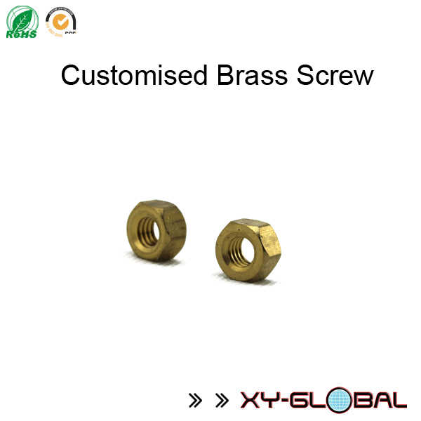 Fixation screw mounting metal part