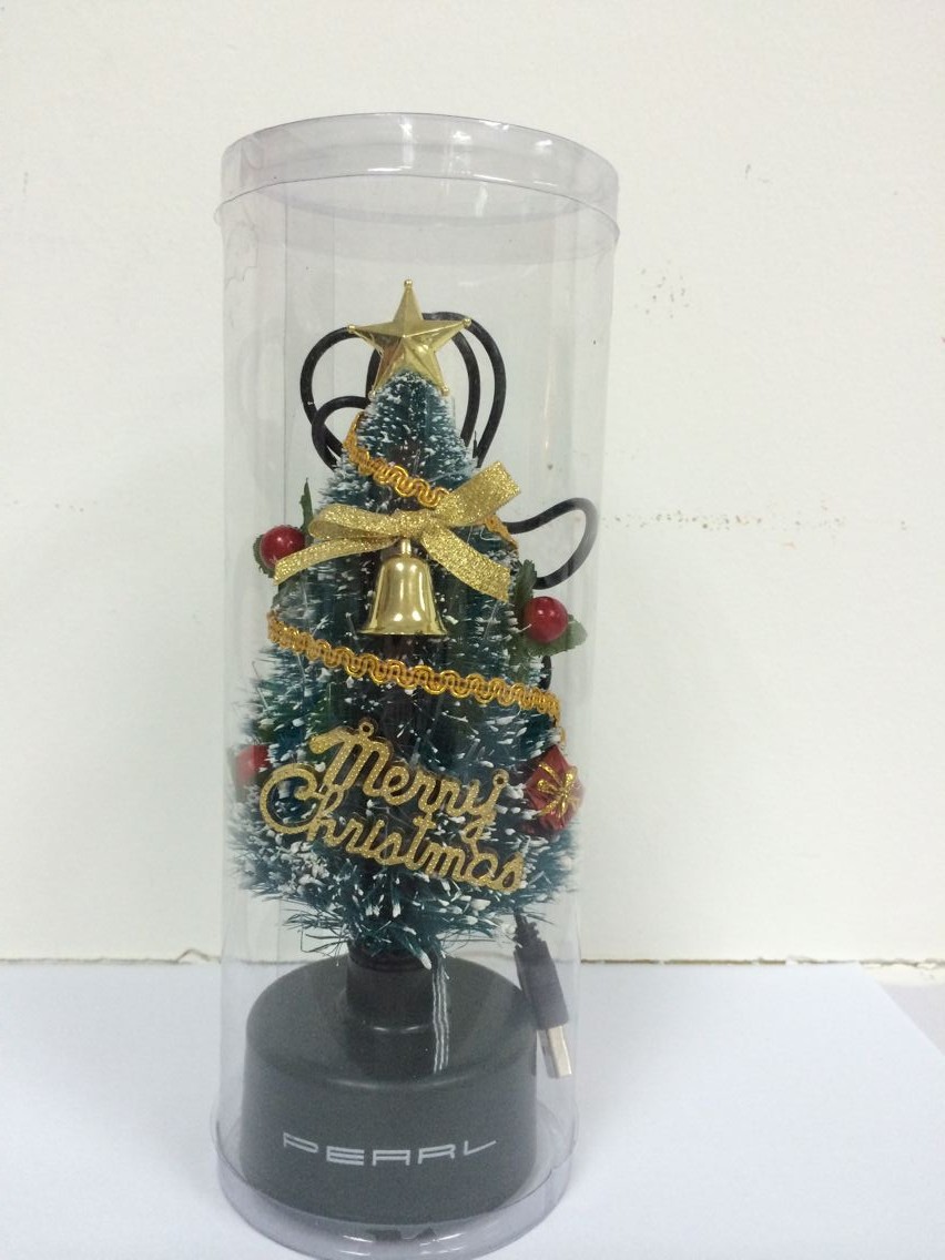 10 pollici USB fibra ottica tavolo albero di Natale