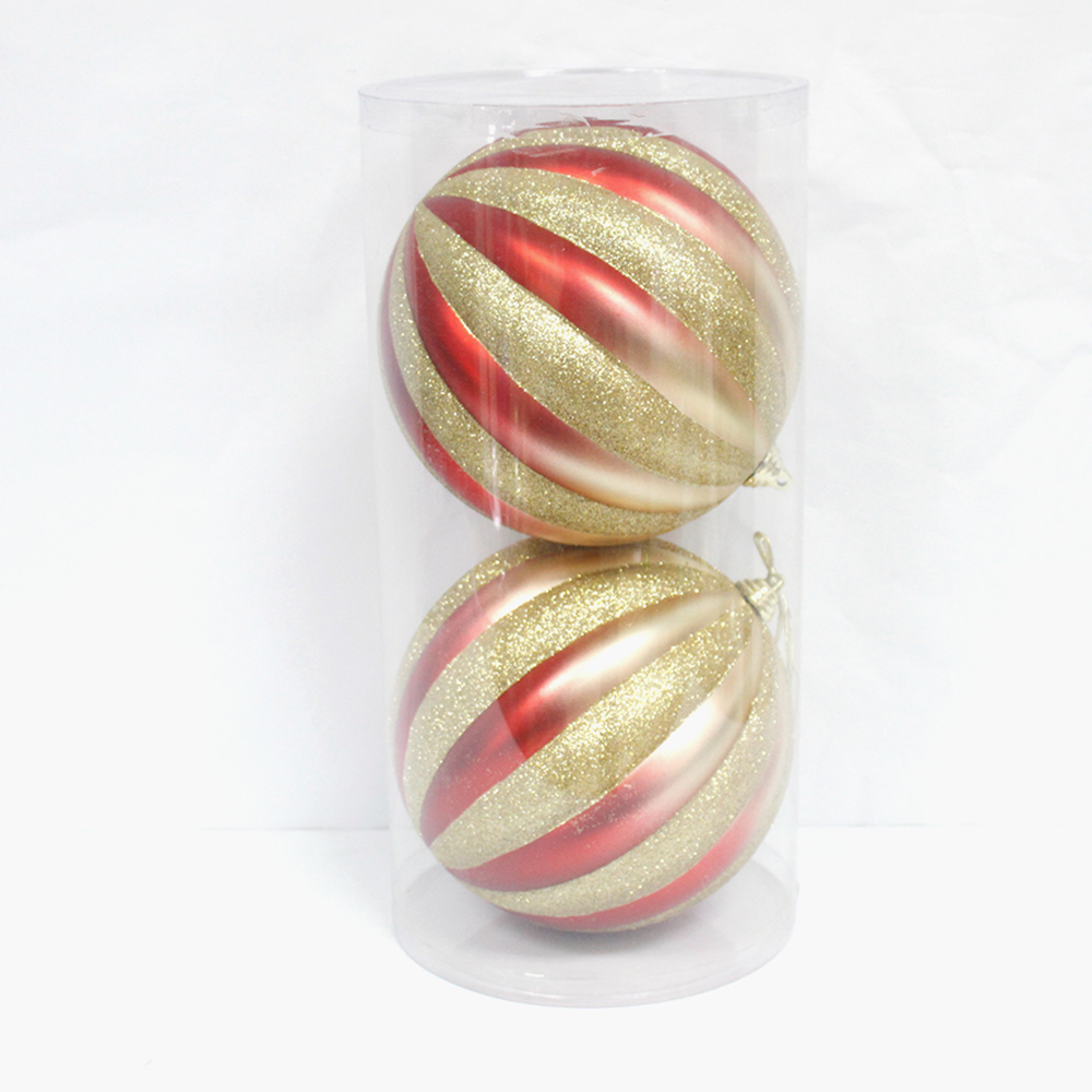 200mm Shatterproof Pumpkin Christmas Ball Ornament