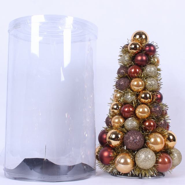 China 30cm Decorated Colorful Christmas Ornamnet Tree manufacturer