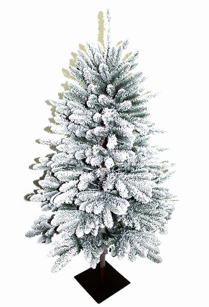 4.5-Ft pre lit christmas entryway tree with pot