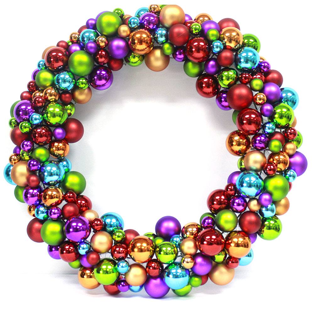 60cm Dia Hot Selling Decorative Christmas Ball Wreath