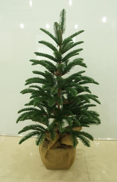 Build pe mini led christmas tree for indoor table decoration