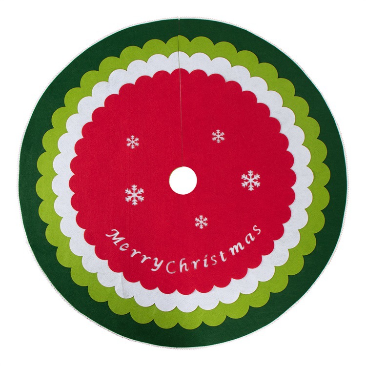 Christmas decoration supplier red 48 inch tree skirt merry christmas for Holiday Party Tree Mat
