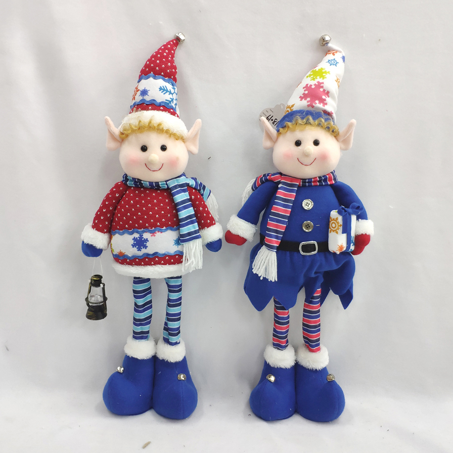 Christmas tree ornaments tree hanging gift santa claus doll elf plush