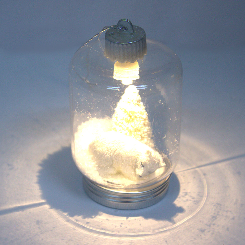 Decorative Fine Quality Lighted Hanging Bottle Ornament
