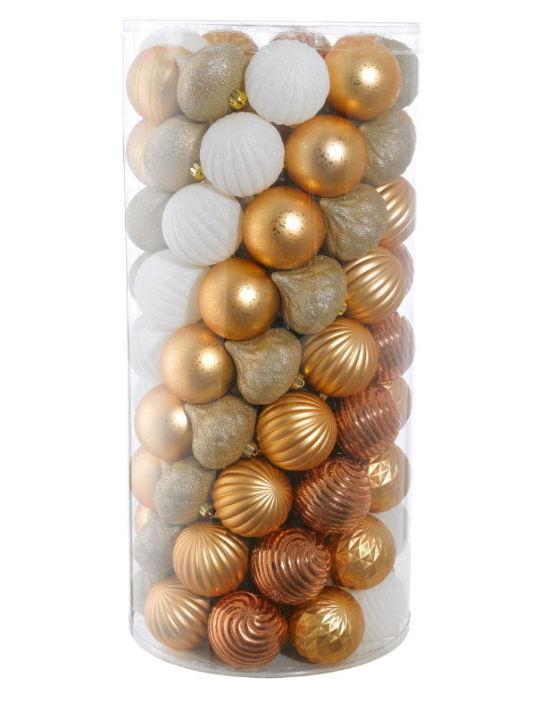 Decorative excellent quality plastic Christmas ornamnet ball