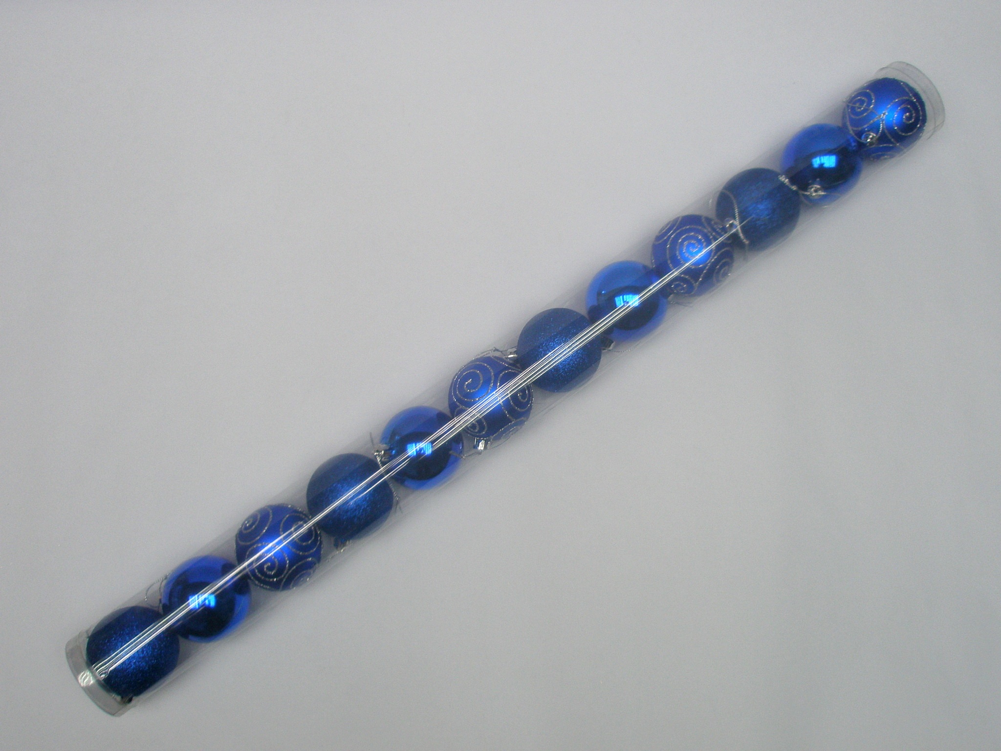 Navidad delicado impreso decoración bola