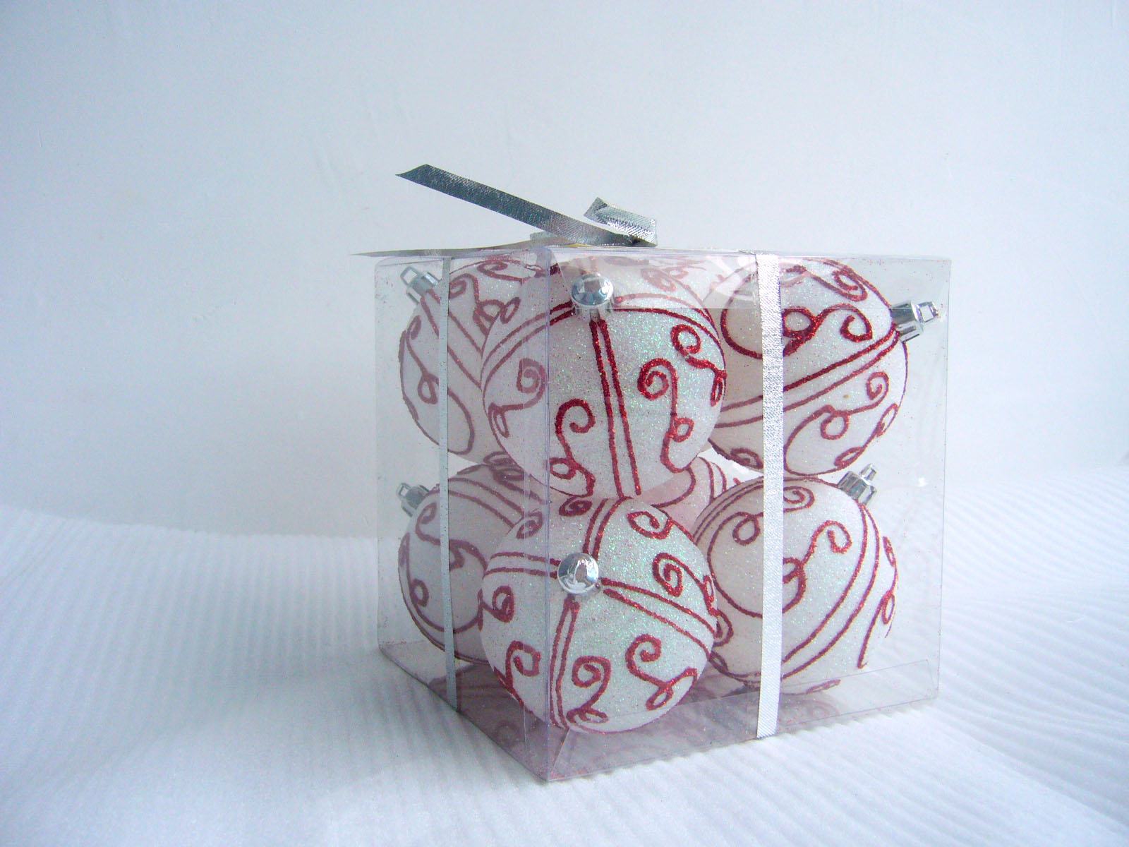 Adorno de decoración delicada bola de Navidad