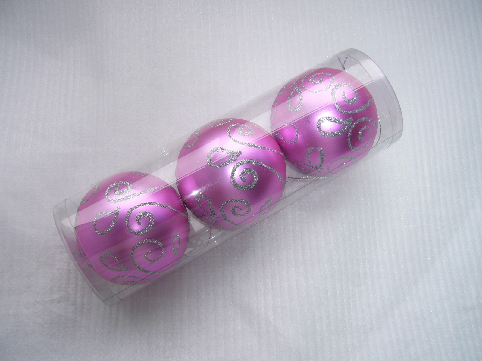 Distinctive Plastic Decorating Christmas Ball