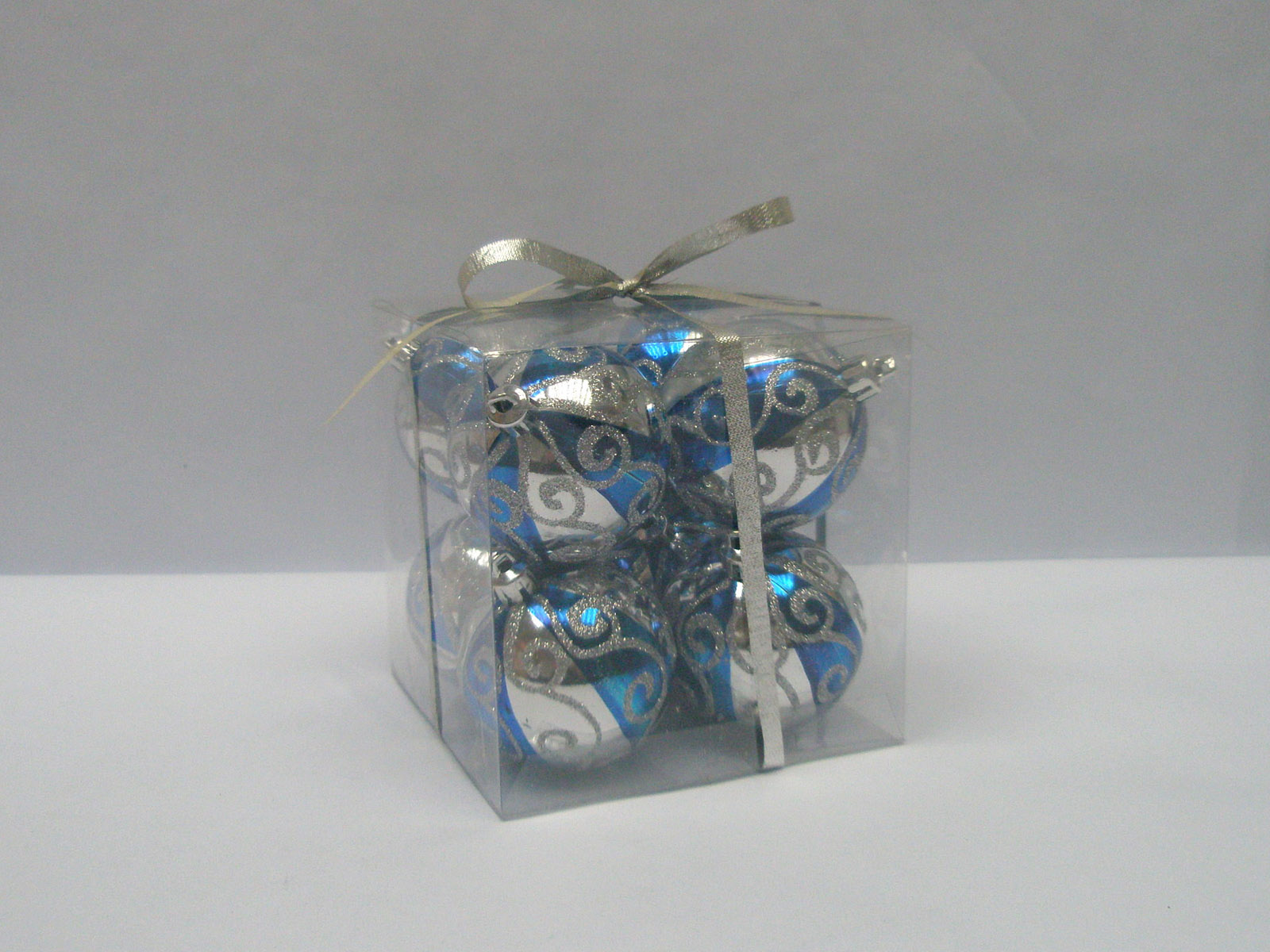 Bola plástica de Navidad pintado diversificada