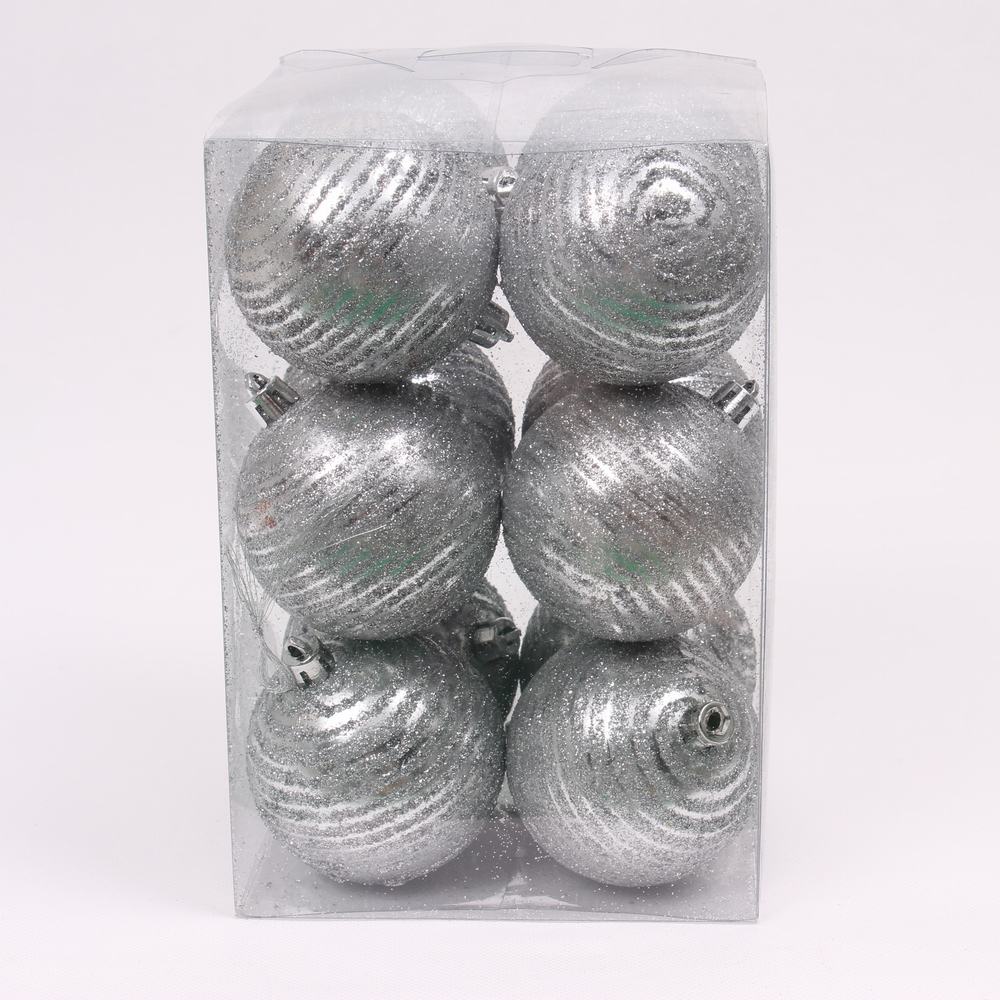 Trwałe plastikowe zdobienia Boże Narodzenie Ball