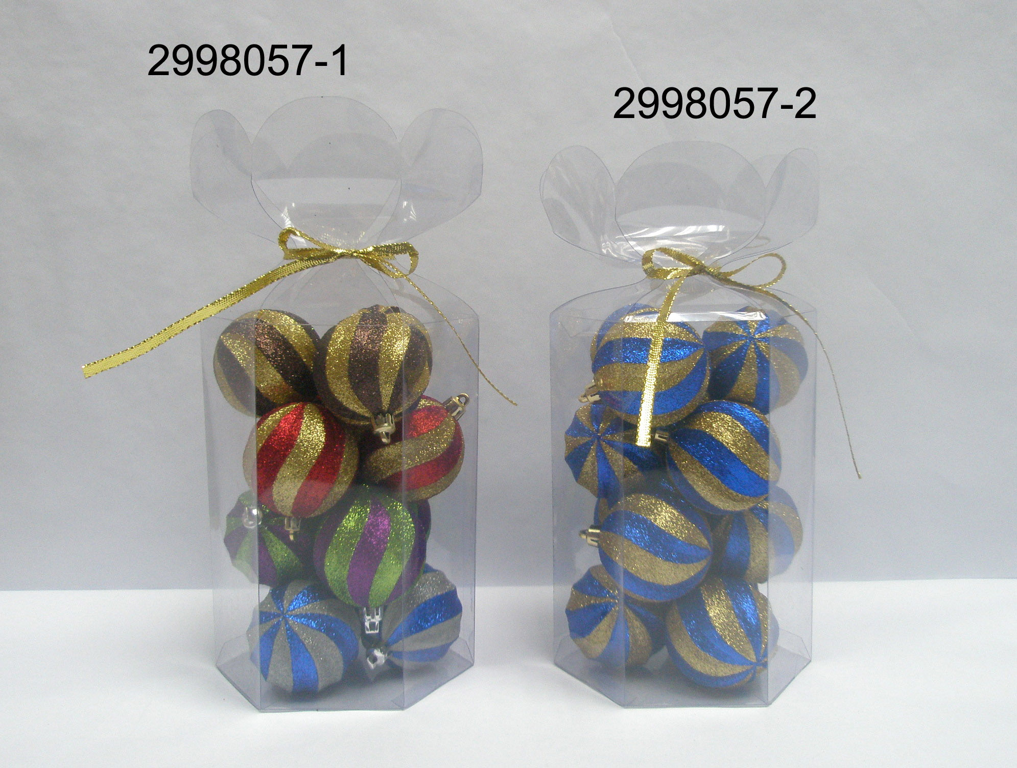 Ausgezeichnete Qualität 6cm Set Weihnachtskugel