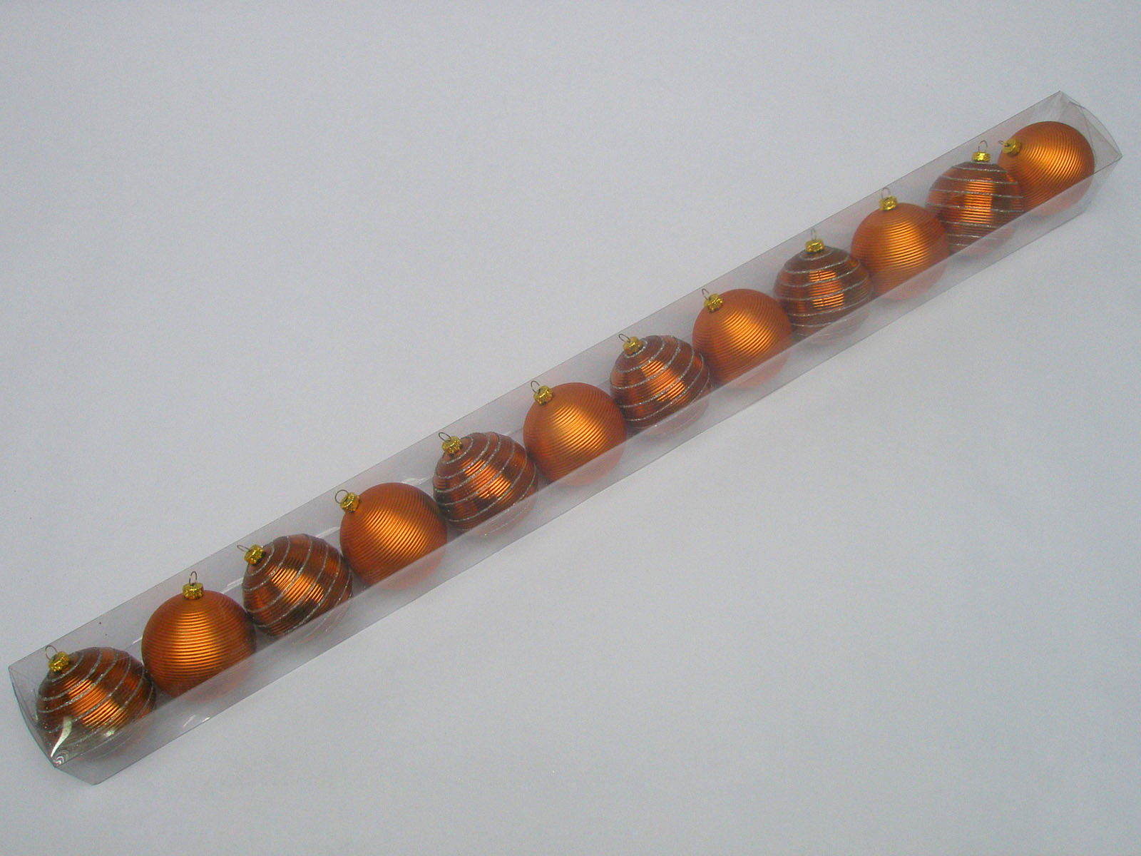 时尚装饰圣诞球设置