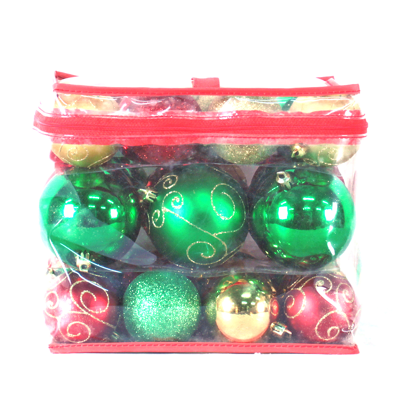 Fashionable decoration Shatterproof plastic Christmas Tree Ornaments ball Set