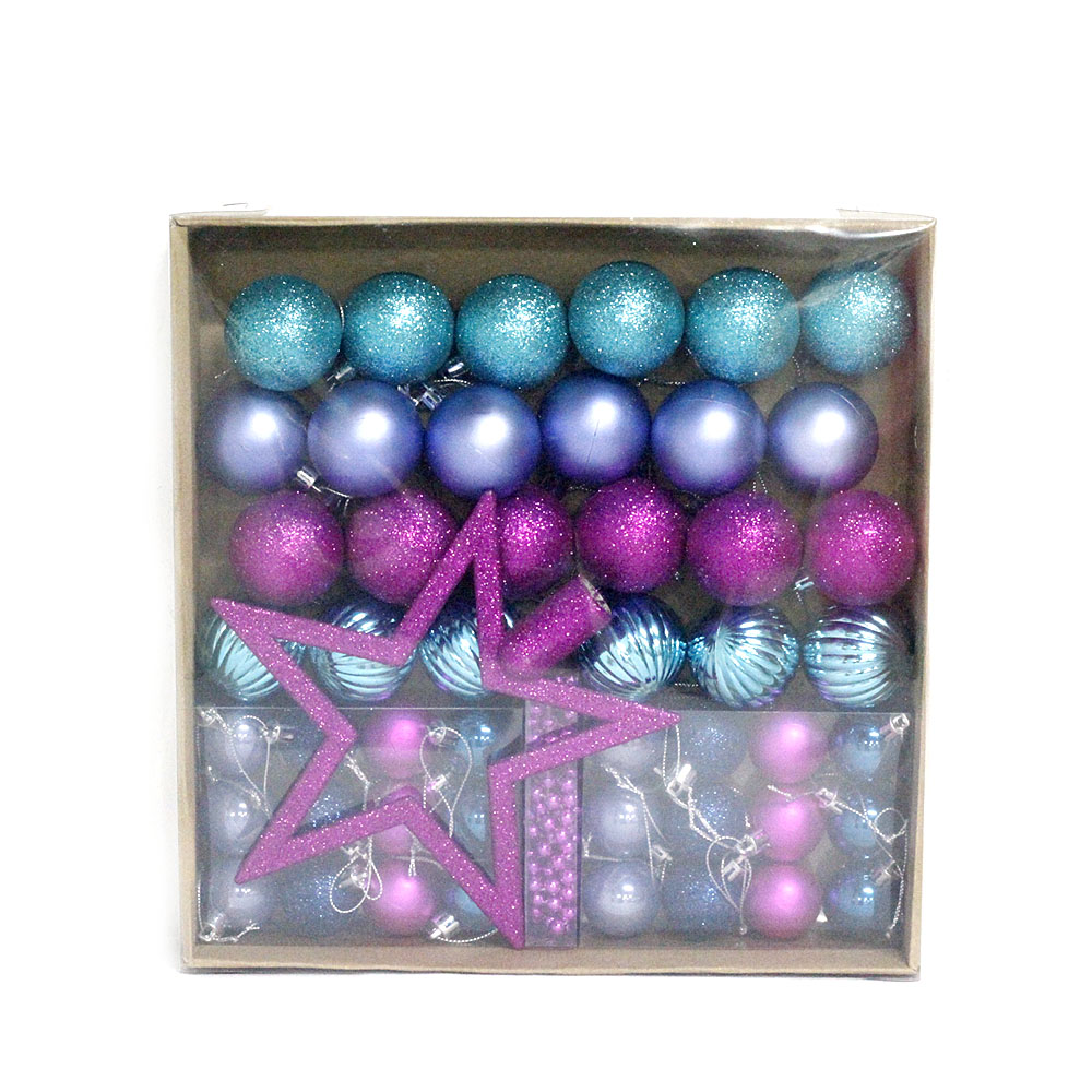 Good quality plastic christmas tree ornaments for sets