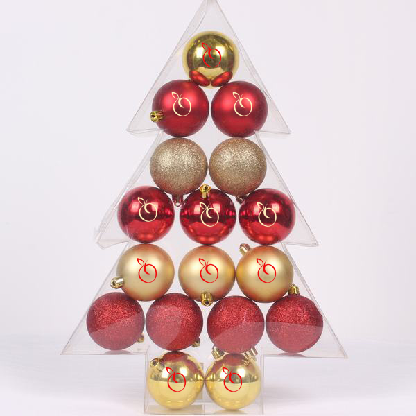 Hot Selling Tree Shape Christmas Ball Set