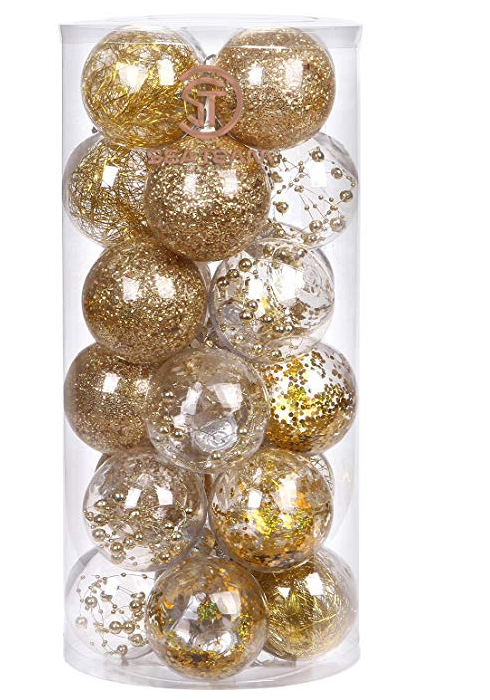 Hot selling popular clear plastic christmas balls